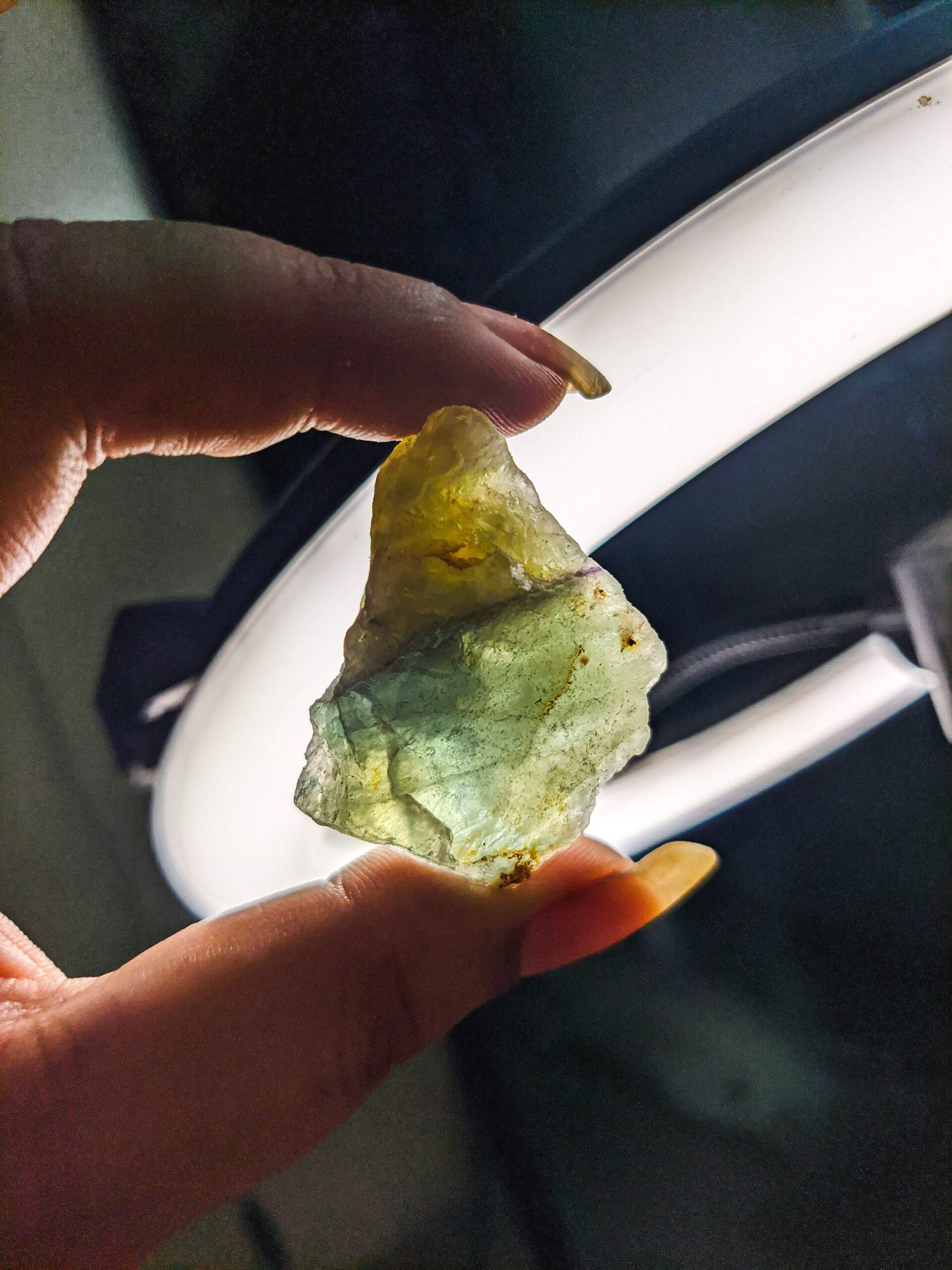 Green Fluorite Raw