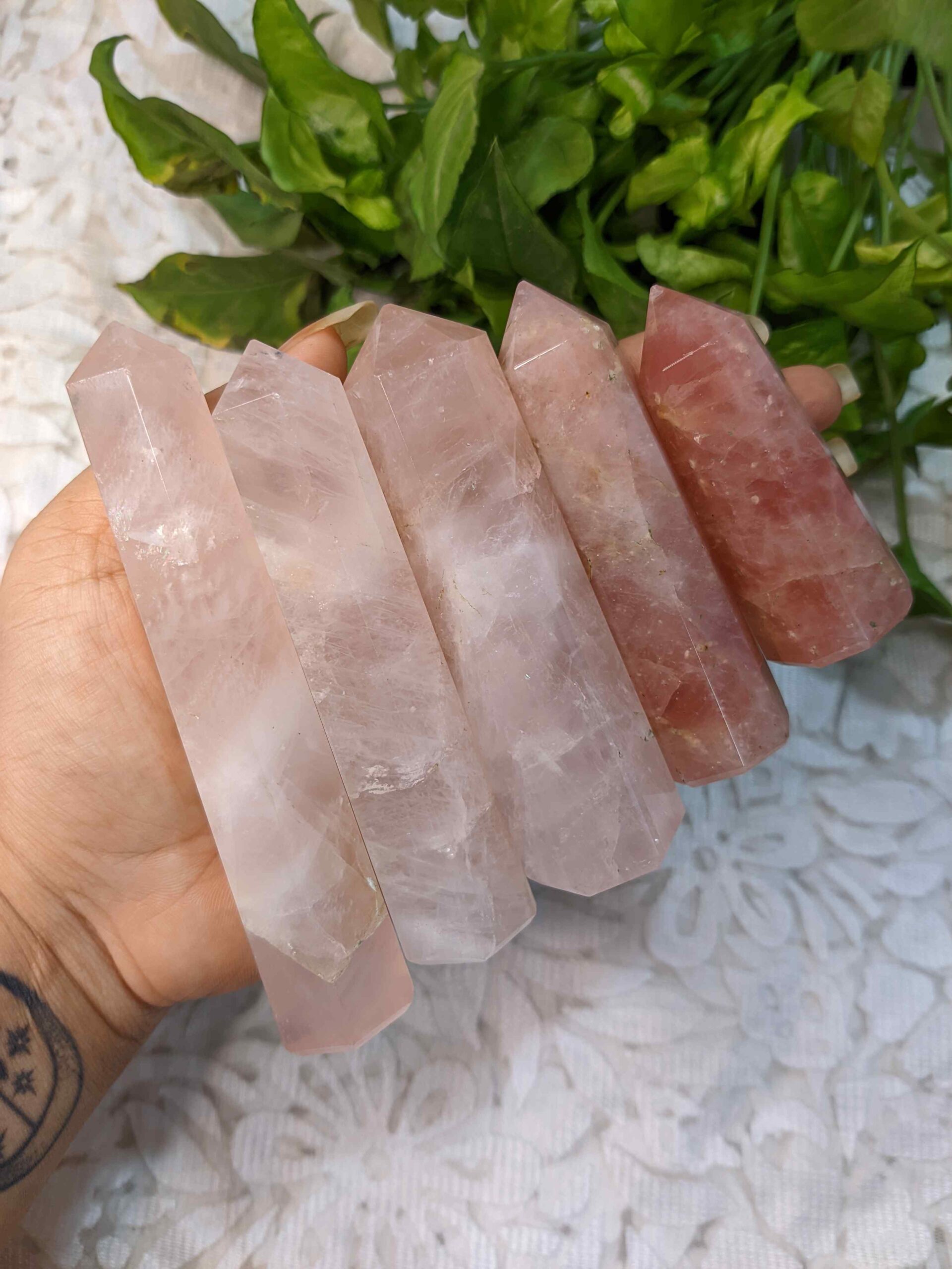 Rose Quartz Tower 8 Sides