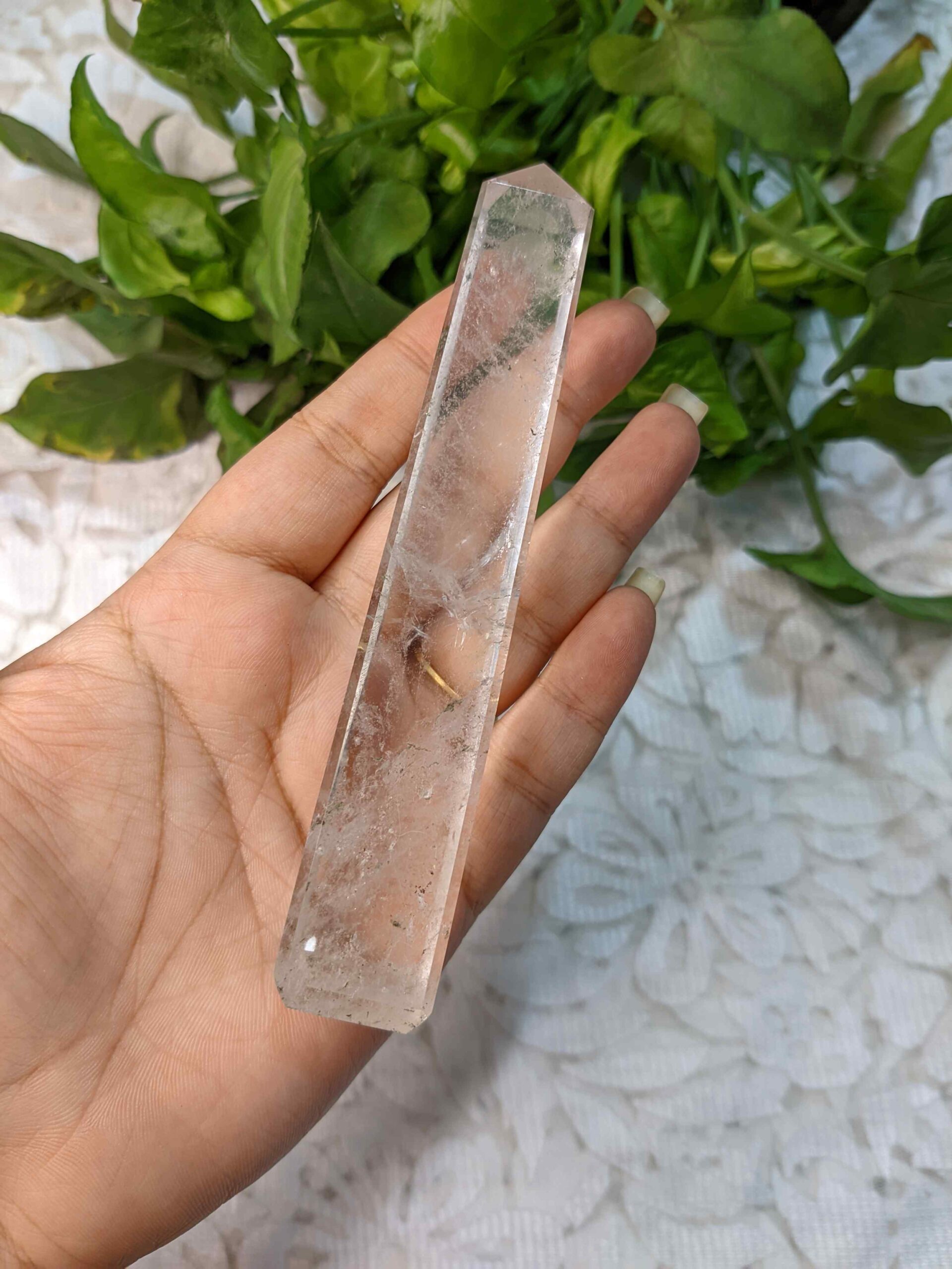 Clear Quartz Tower